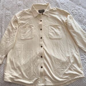 Natural Reflections Cream Button Down Shirt